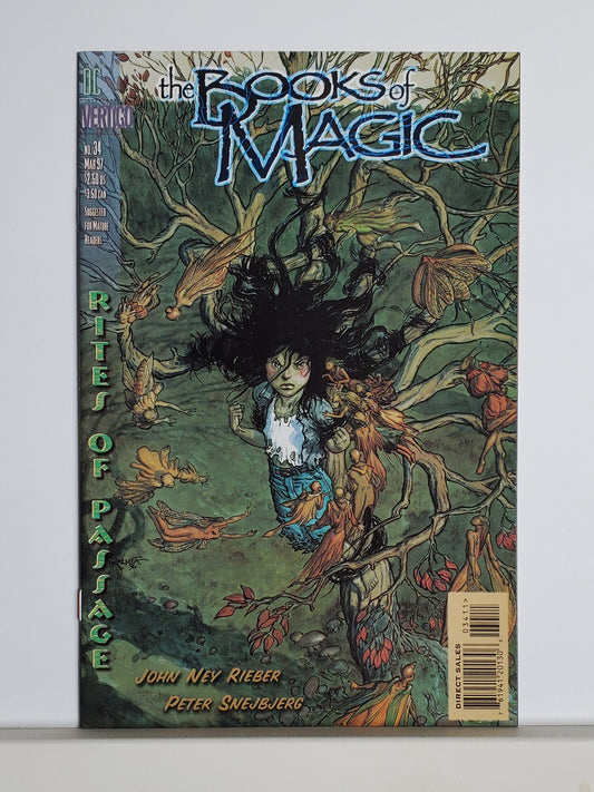 The Books of Magic #34 NM Fire & Sugar & Spice Vol.2 DC 1997