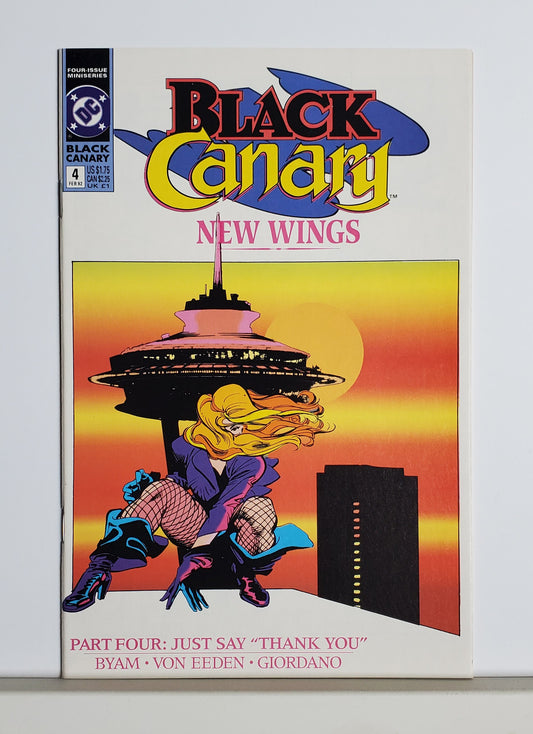 Black Canary #4 NM New Wings Pt 4: Just Say "Thank You" Vol.1 DC 1992