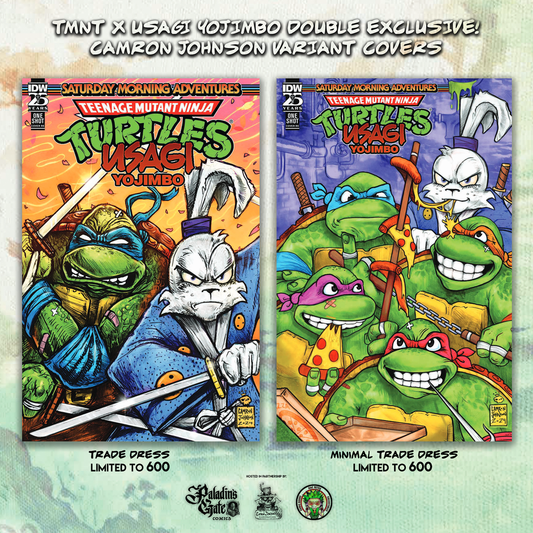 TEENAGE MUTANT NINJA TURTLES x USAGI YOJIMBO: SATURDAY MORNING ADVENTURES (ONE-SHOT) Camron Johnson Exclusives! (IDW)